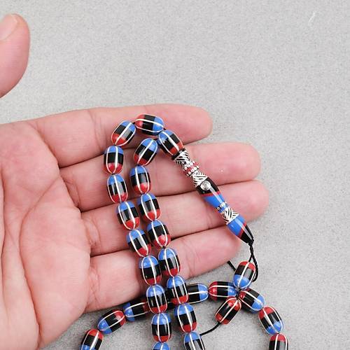 Erzurum Oltu 925A Gm leme Nakka mame Usta i mzal Kapsl Kesim 7.5x11mm Tesbih