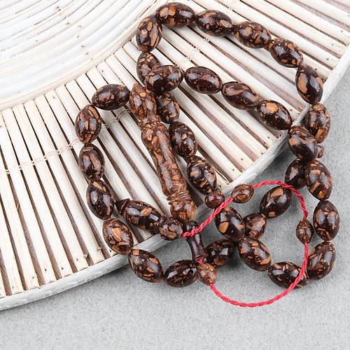 Do�al Tar��n Yumurta Kesim 8.5x13mm Tesbih