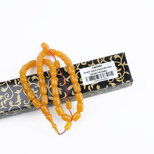 Katalin �ubuk Dinlenmi� Usta ��i Kaps�l Kesim 8x11mm Tesbih -Hareli Kays�