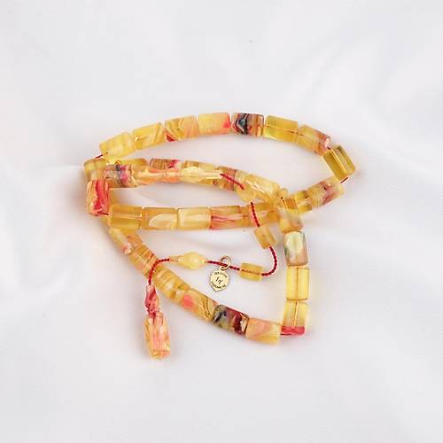 Kadim Katalin Eski Obje Usta i mzal Kesme Kesim 7.5x11mm Tesbih