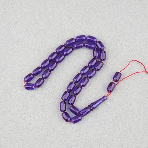 S�kma Kehribar Kaps�l Kesim 7x11mm Tesbih P�sk�ls�z