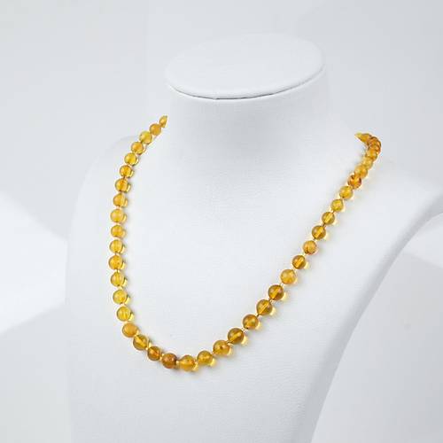 Doal Damla Kehribar 50cm Kolye