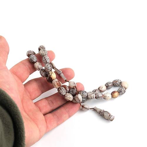 Hurma ekirdei Beyzi Kesim 9x11mm Tesbih