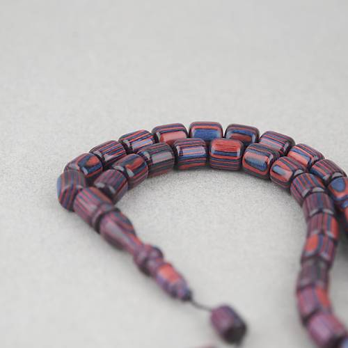 Kafur A�ac� Kaps�l Kesim 10x12mm Tesbih Bordo Mavi Vedat �nal Usta ��i �mzal�