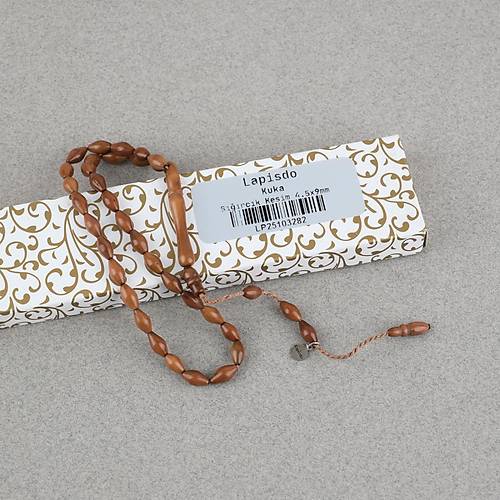 Kuka Orijinal Do�al Lapisdo �mzal� El Boy S���rc�k Kesim 4.5x9mm Tesbih