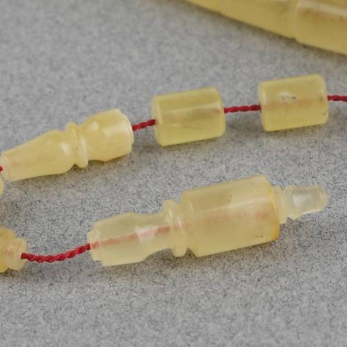 Rus Tek Kaya Damla Usta i Kesme Kesim 8x12mm Tesbih