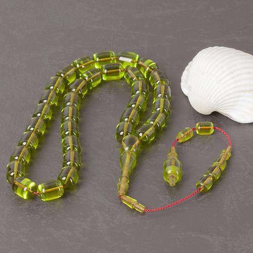 Katalin ubuk Kapsl Kesim 8x15.5mm Tesbih -Yeil-brahim Atasever Usta i