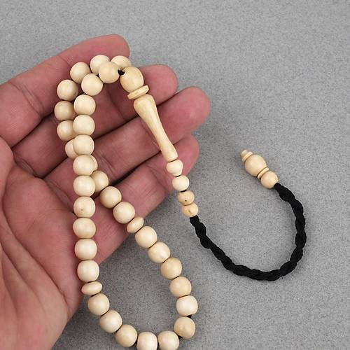 Kemuning A�ac� - Malezya Sar� A�ac� K�re Bilek Boy Kesim 8mm Tesbih