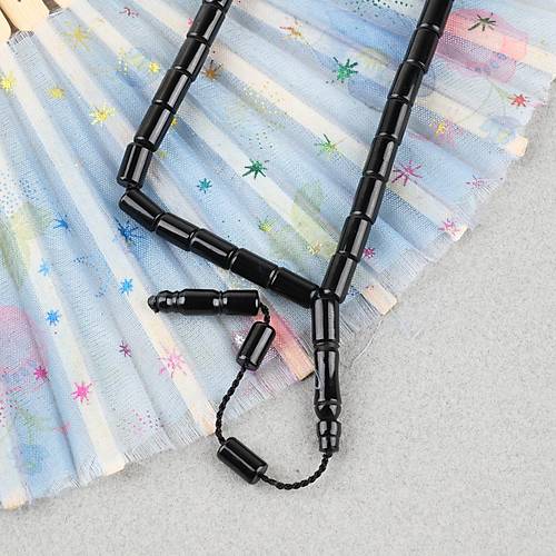 Erzurum Oltu Yumu�ak Kesme Kesim 6.5x10mm Tesbih