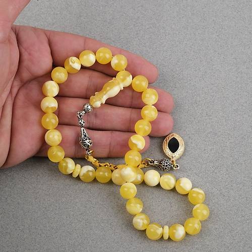 Beyrut Damla Alpaka P�sk�l K�re Kesim 10mm Tesbih