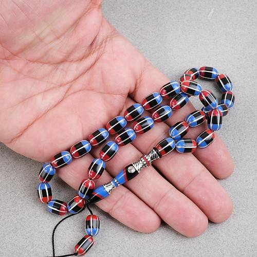 Erzurum Oltu 925A Gm leme Nakka mame Usta i mzal Kapsl Kesim 7.5x11mm Tesbih