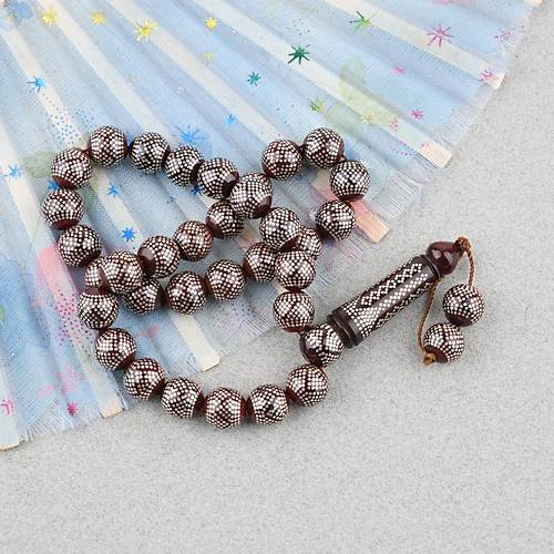 Erzurum Oltu Usta ��i G�m�� �ak�ml� K�re Kesim 10mm Tesbih