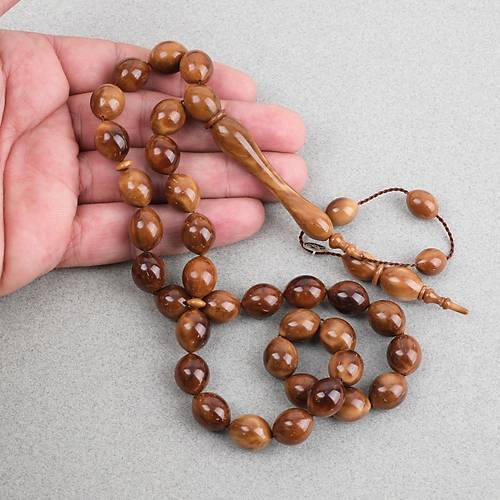 Kuka Usta ��i �mzal� Beyzi Kesim 11x14mm Tesbih