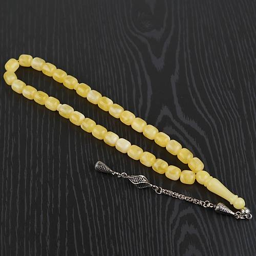 Beyrut Damla Alpaka P�sk�l F��� Kesim 10x11mm Tesbih