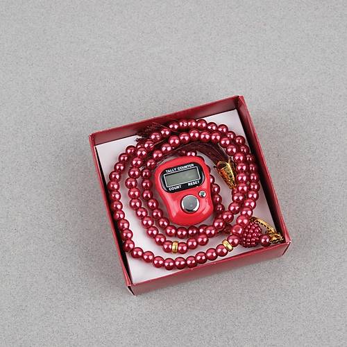 Zikirmatik Elektronik Tesbih ve 99luk Namaz Tesbih Set