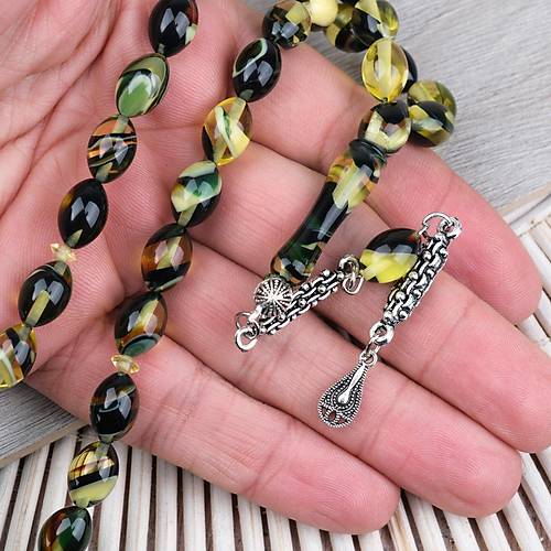 Arizona Katalin Alpaka P�sk�ll� Beyzi Kesim 8x12mm Tesbih