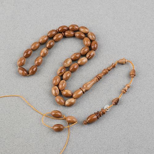 Kuka Usta ��i �mzal� Bademi Kesim 9x14mm Tesbih