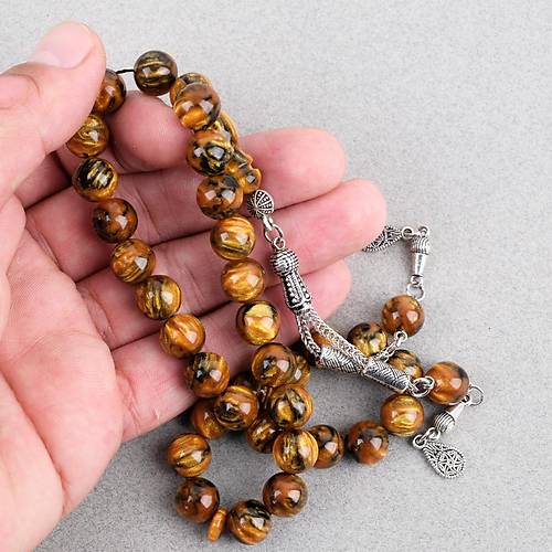 Galalit Sedefli Alpaka P�sk�l K�re Kesim 10mm Tesbih