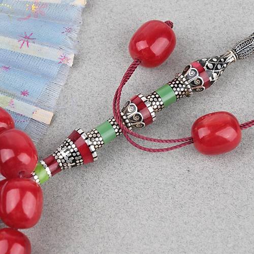 Skma Kehribar zel Gm Nak mame Kapsl Kesim 15x17,5mm Tesbih