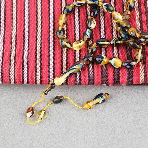 Arizona Katalin Sistemli Beyzi Kesim 8x12mm Tesbih