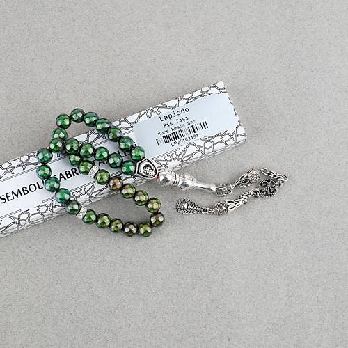 His Ta�� Metal �mameli K�re Kesim 8mm Tesbih