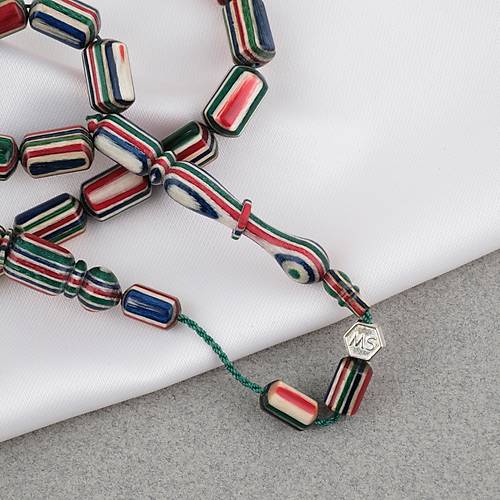 Kafur A�ac� Kaps�l Kesim 8x12.5mm Lapisdo �mzal� Tesbih