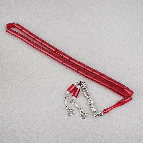 U�ak Cam� Alpaka P�sk�l Kesme Kesim 6x10.5mm Tesbih