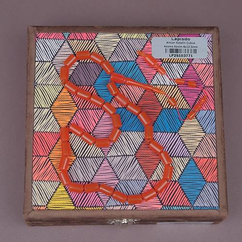 �brahim Atasever Usta ��i �mzal� Alman Katalin �ubuk Kesme Kesim 8x12.5mm Tesbih