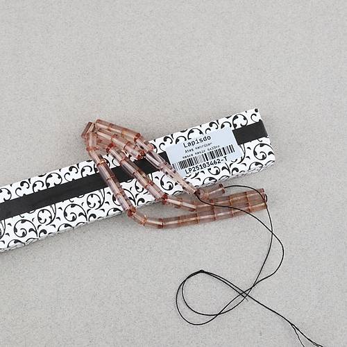 Ate� Kehribar Kesme Kesim 6x10mm Tesbih P�sk�ls�z