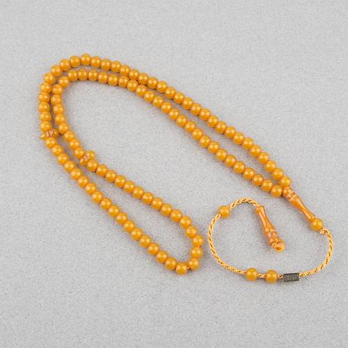 Katalin Usta ��i �mzal� 99luk Namaz Tesbih K�re Kesim 7mm Tesbih - Kay�s�