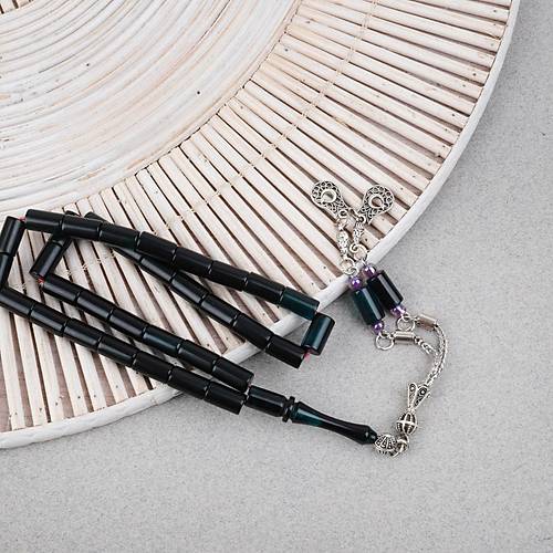 U�ak Cam� Alpaka P�sk�l Kesme Kesim 6x10.5mm Tesbih