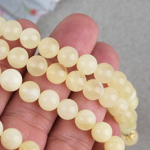 Rus Kaya Damla Kehribar G�m�� P�sk�l 66l�k K�re Kesim 8mm Tesbih