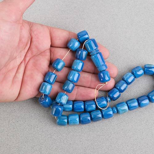 Katalin Kanayan Ba�a Tekerlek Kesim 12x12mm Tesbih - P�sk�ls�z