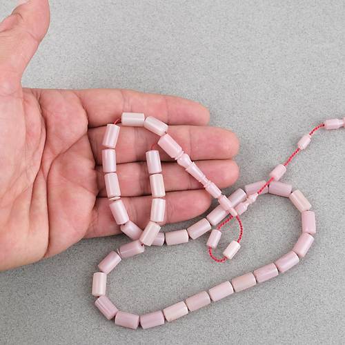 Katalin �ubuk Usta ��i Kesme Kesim 7x12mm Tesbih -Bej