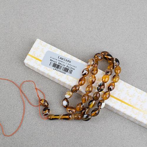 Arizona Katalin Beyzi Kesim 8x12mm Tesbih (P�sk�ls�z)