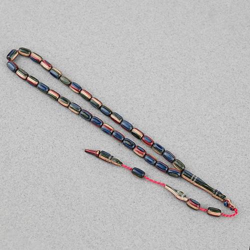 Kafur A�ac� Bilekboy Kaps�l Kesim 4.5x7.5mm Tesbih-Bej Bordo