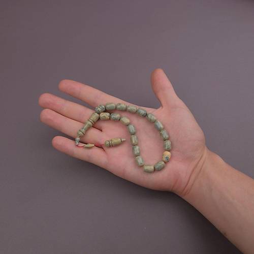 Katalin Usta El ��i �mzal� Efe Boy Kaps�l Kesim 8.5x12mm Tesbih