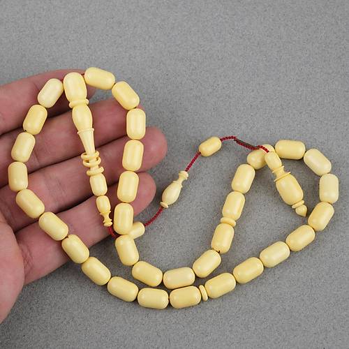 Kadim Katalin Eski Obje Mahjong Ta Kapsl Kesim 7.5x12mm Tesbih