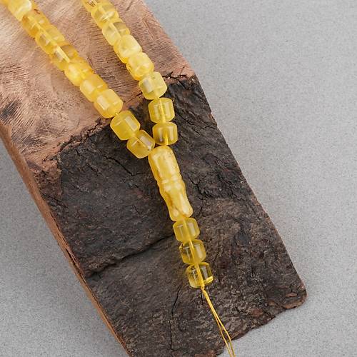 Kaya Damla Kehribar -Balt�k Tekerlek Kesim 9.5x10mm Tesbih