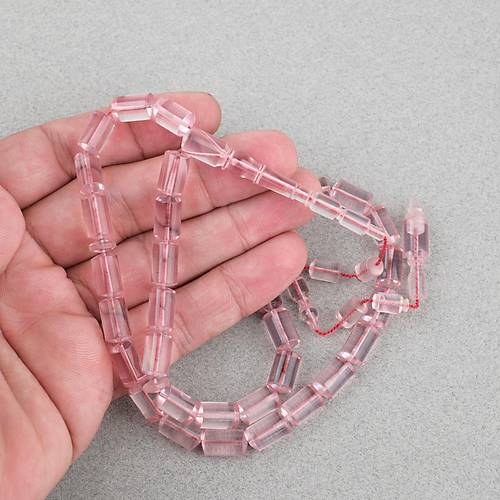 Alman Katalin Usta ��i Kesme Kesim 7x11mm Tesbih -�effaf