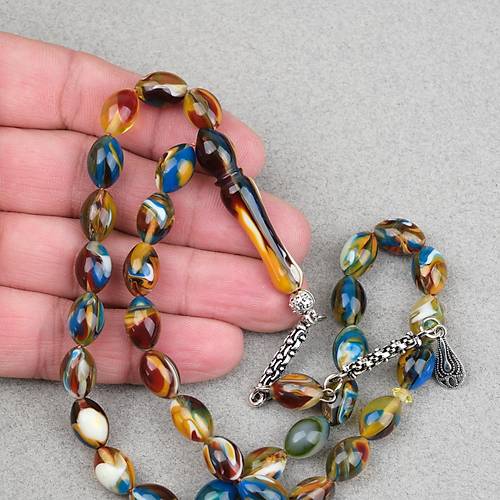 Arizona Katalin Alpaka P�sk�l Beyzi Kesim 8x12mm Tesbih