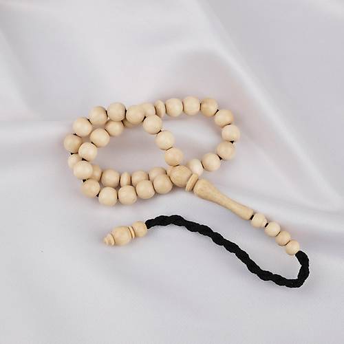 Kemuning A�ac� - Malezya Sar� A�ac� K�re Bilek Boy Kesim 8mm Tesbih