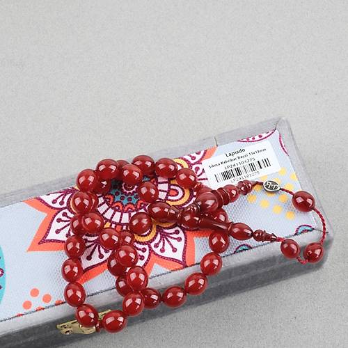 Skma Kehribar Usta i mzal Tombul Beyzi Kesim 11x13mm Tesbih