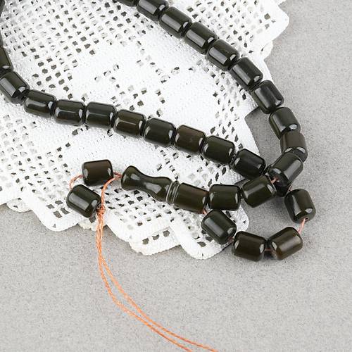 Katalin �ubuk Kaps�l Kesim 9x11mm Tesbih -Haki P�ks�ls�z