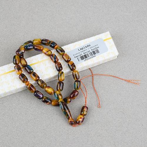 Arizona Katalin Kaps�l Kesim 8x12mm Tesbih (P�sk�ls�z) - Sedefli