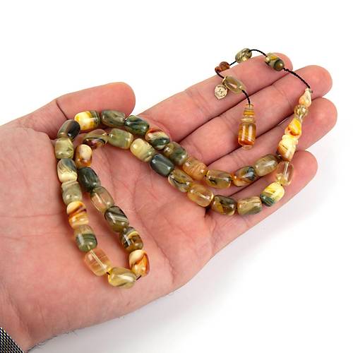 Katalin Kapsl Kesim 8x11 mm Tesbih - ok Renkli