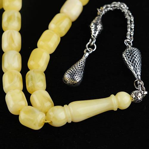 Beyrut Damla Alpaka P�sk�l Kaps�l Kesim 10x12mm Tesbih