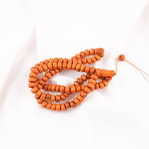 �im�ir A�ac� Boyal� Turuncu 99luk Tekerlek Kesim 10x6mm Namaz Tesbihi