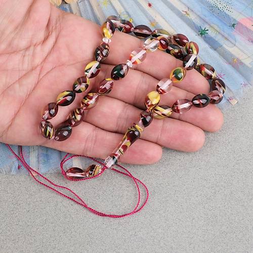 Arizona Katalin Beyzi Kesim 8x12mm Tesbih (P�sk�ls�z) - Sedefli