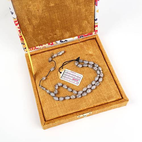 Kbrs Hurma ekirdei Beyzi Kesim 7.5x11.5mm Tesbih